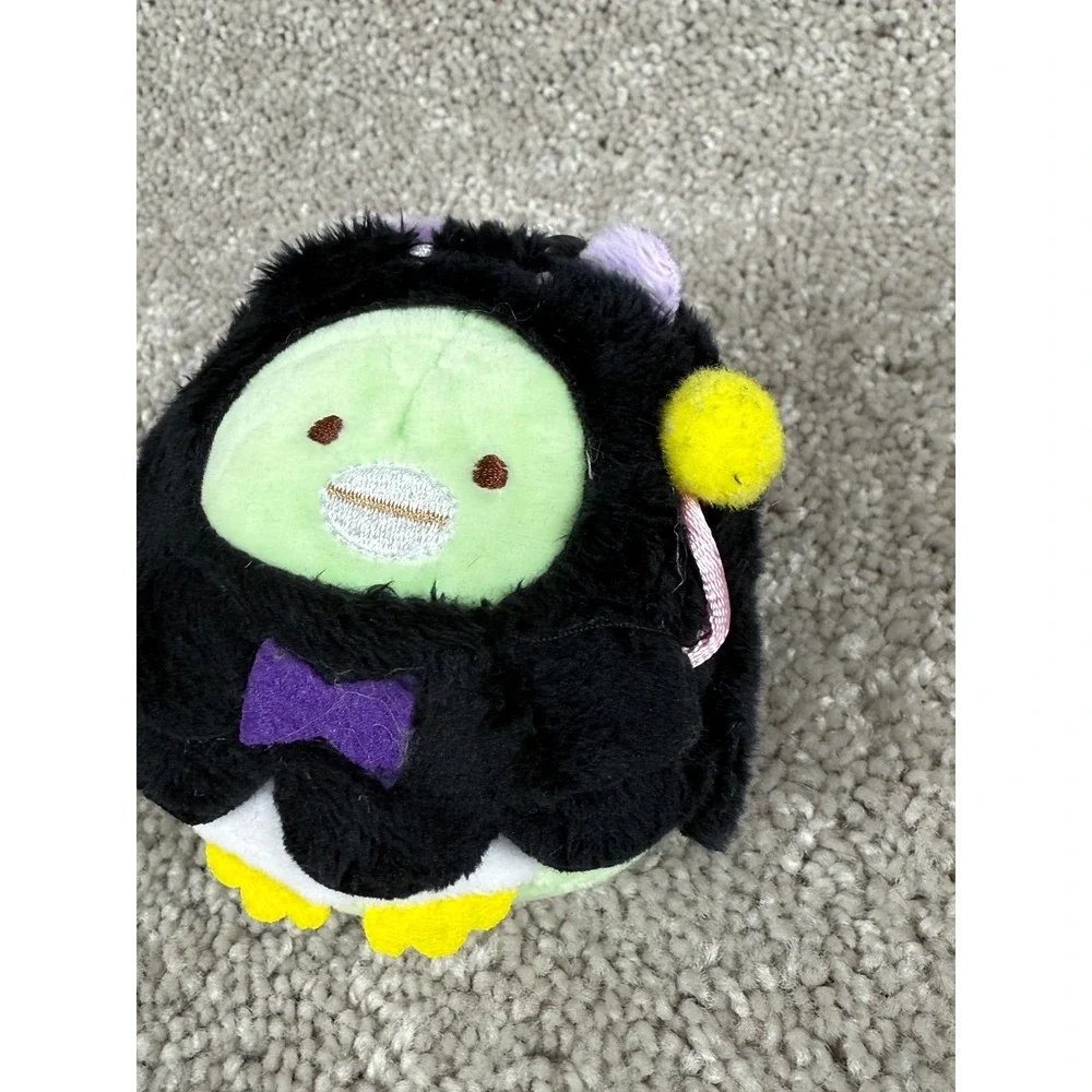 Sumikko Gurashi Penguin Halloween Bat Costume Plush Mini Bag Charm Keychain